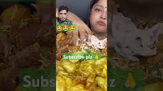 Eating spicy mutton fat with riceasmr mukbang eatingshow food shorts viralvideo foodchallange [upl. by Nagram]