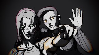 【ジョジョMMD】FNAF2 by Diavolo and Doppio【JOJO MMD】 [upl. by Urbannai]