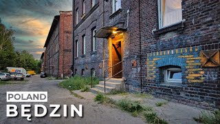 【4K】A Walk Through an Unusual Place in Poland Będzin [upl. by Aicilev]