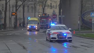 Spoedtranport Team verkeer rotterdam begeleid ambulance vanaf een THV zwaar in Rotterdam [upl. by Ermey525]