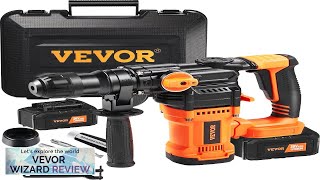 VEVOR Rotary Hammer Drill Cordless Drills 1quot 3 Modes SDSPlus Chipping Hammers Review [upl. by Viveca]