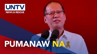 Dating Pangulong Benigno ‘Noynoy’ Aquino pumanaw na [upl. by Anovad]