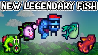 NEW LEGENDARY Fish In Stardew Valley  Extended Family Qi Quest [upl. by Edmea120]