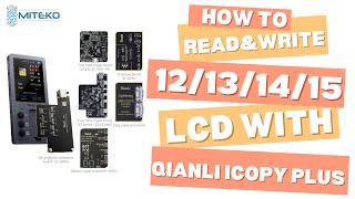 Qianli iCopy Plus LCD Opeartion Video for 12 to Newer Models [upl. by Kerk]