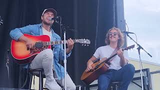 Conner Smith  Steal My Thunder acoustic Froggy 1077 guitar pull 7222024 York State Fair PA 1616 [upl. by Shaddock]