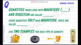 Vectors and Scalars Physics Tutorial [upl. by Mathur]