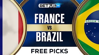 France vs Brazil  Mens Basketball Picks amp Predictions  Paris 2024 Olympics [upl. by Anawit]