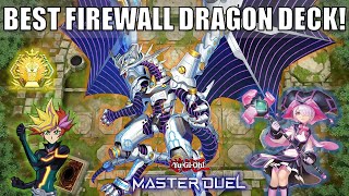 Firewall Dragon Deck  New Support is Crazy  YuGiOh Master Duel [upl. by Kayle]