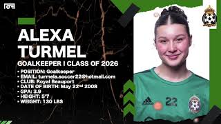 Alexa Turmel 2024 Soccer Highlights [upl. by Latea469]