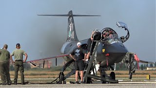 F104 STARFIGHTER Flies Again Over Italy Awesome J79 Howl [upl. by Nothsa648]