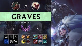 Graves Jungle vs Lee Sin  EUW Master Patch 1414 [upl. by Rafael]