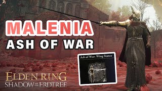 How to get Wing Stance Ash of War  Milady Light Greatsword ► Elden Ring DLC [upl. by Akinnor]