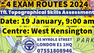 TfL Topographical Skills Test Jan 24  Blackwall Tunnel  Hyde Park  Cassland  Limehouse Link [upl. by Dorcea]