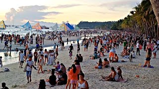 Look This is BORACAY White Beach on March 28 2024 Dagsa ang mga Tao sa Isla Ngayong Holy Week [upl. by Aivatnohs]