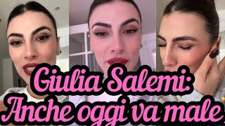 GIULIA SALEMI forte rinite gravidica anche oggi 😧 [upl. by Fineberg]