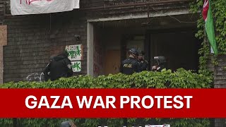 LIVE UC Berkeley Gaza war protesters occupy building [upl. by Nagorb]