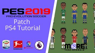 TUTORIAL PES 2019 Bundesliga Patch installieren ⚽ PS4 [upl. by Tuppeny449]