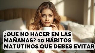 10 hábitos matutinos que debes evitar por la mañana para tener un dia mas productivo [upl. by Nwahsan]