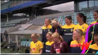 Behindthescenes at the Swedish national team photoshoot [upl. by Dnomse]