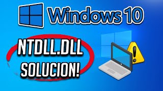 Solucion Error NTDLLDLL en Windows 10 [upl. by Tertia]