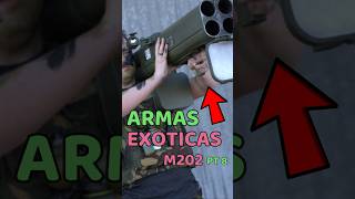 Las ARMAS mas EXOTICAS del mundo🔫❓Parte 8 M202 Flash Rocket airsoft curiosidades shorts [upl. by Theone]