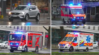 Weiberfastnacht 2024 Einsatzfahrten in Köln  Polizei Feuerwehr amp Rettungsdienst [upl. by Eymaj]