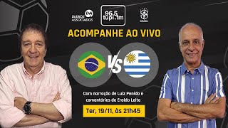 BRASIL 1 x 1 URUGUAI  Eliminatórias SulAmericanas  12ª rodada  19112024  AO VIVO [upl. by Atinas]