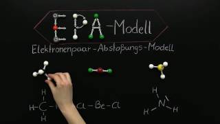 EPAMODELL  RÄUMLICHE STRUKTUR IN MOLEKÜLEN  Chemie  Modelle Formeln und Konzepte [upl. by Enamrahs]