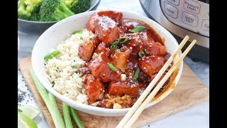 How To Make Instant Pot Chinese Honey Chicken [upl. by Zippel878]