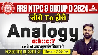 Analogy Reasoning Tricks  Reasoning Tricks by Sahil Tiwari  RRB NTPC Group D 2024 [upl. by Moshell699]