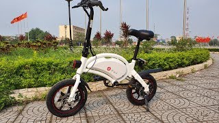 Unboxing and Test Fwheel DYU D3 Smart EBike [upl. by Abijah420]