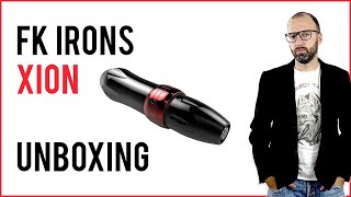 Fk Irons XION  unboxing  tattoo machine [upl. by Eneres]