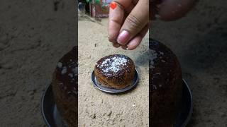 Mini Chocolate Cake 🎂🍩 recipe in our Mini Kitchen World trending viralvideo shorts youtubeshorts [upl. by Gausman]