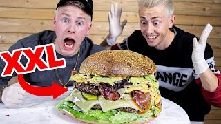 GRÖßTER BURGER DER WELT 😱 40000 Kalorien  II RayFox [upl. by Aihsek906]