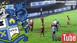 Bury FC Bury 2 Scunthorpe United 0 [upl. by Irbua]