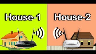 How To Connect wirelessly Two Routers On One Home Network Using WDS without cable [upl. by Carmon846]