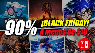 ¡BLACK FRIDAY 10 JUEGOS INCREÍBLES por menos de 10 Dólares o Euros 💸 Ofertas Nintendo Switch Eshop [upl. by Azmah]