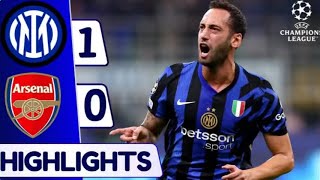 Inter Milan vs Arsenal  10  Highlights amp Goals [upl. by Coretta]