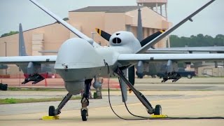 Military Drone Upclose View of the MQ9 Reaper UAV [upl. by Ettenajna]