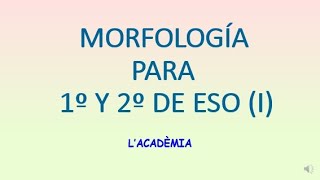 ANÁLISIS MORFOLÓGICO LO ESENCIAL PARA 1º Y 2º DE ESO RAÍZ Y AFIJOS [upl. by Averell]