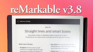 Whats New in reMarkable v38 [upl. by Chitkara]