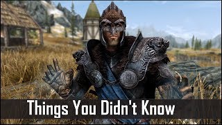 Skyrim 5 Things You Probably Didnt Know You Could Do  The Elder Scrolls 5 Secrets Part 18 [upl. by Tnirb]