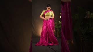 How to do Simple Saree Drape  Easy Saree Draping Ideas  I Love Sarees shorts [upl. by Bick]