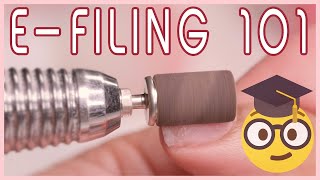 How to use an Efile Nail Drill on Acrylic Nails [upl. by Zinck561]