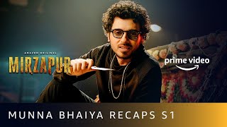 Munna Bhaiya Recaps Mirzapur  Divyenndu  Amazon Original  Oct 23 [upl. by Cale]