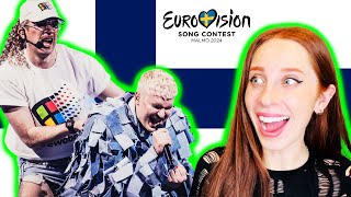 LETS REACT TO FINLANDS SONG FOR EUROVISION 2024  WINDOWS95MAN quotNO RULESquot UMK 2024 [upl. by Marigolde]