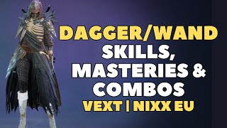 Throne and Liberty DaggerWand Guide  Skills Masteries and Combos [upl. by Bone299]