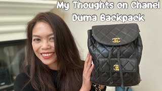 Is the Chanel Duma Backpack a Dream or a Dud Unboxing amp First Impressions [upl. by Aniret]