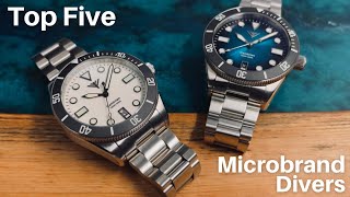 These 5 Watches ARE The “Best Of The Best” AFFORDABLE Microbrand Divers [upl. by Netfa]