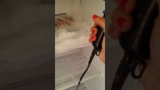 Defrosting an upright manual freezer [upl. by Elletsyrc]